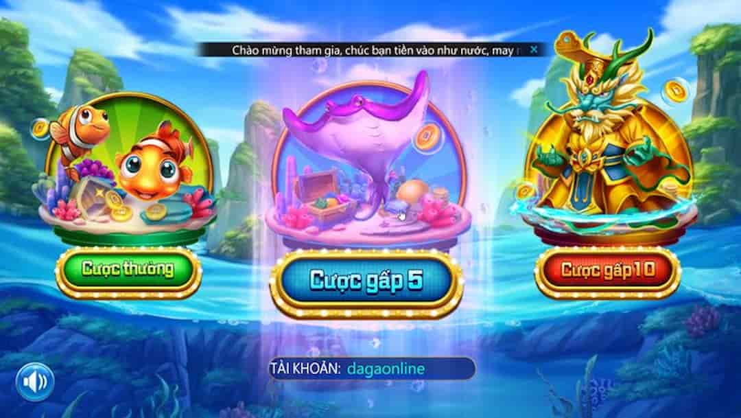 Tựa game bắn cá hấp dẫn đáng lựa chọn hiện nay