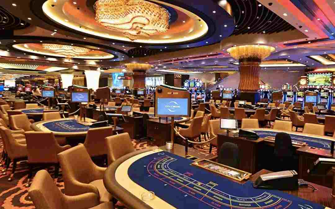 Sòng bạc bên trong WM Hotel & Casino tráng lệ